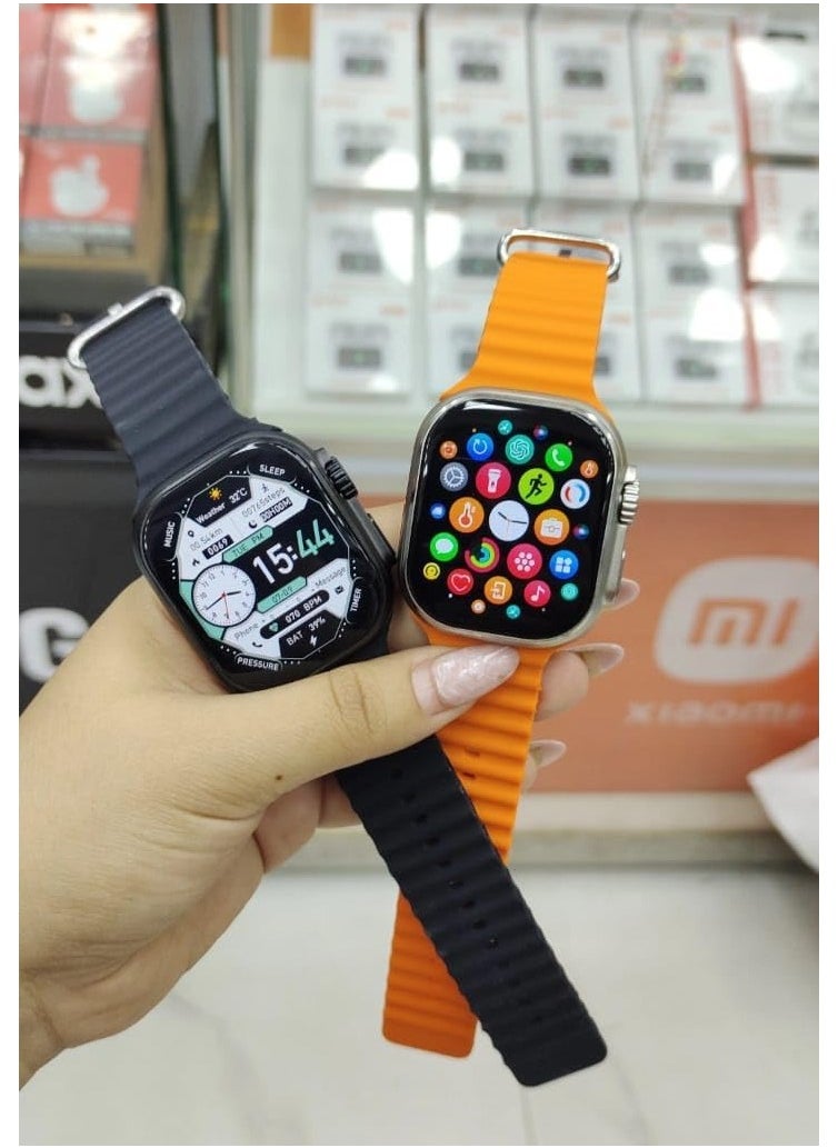 Generic - X10 Ultra3 Series 8 (2024) Smart Watch Curved IPS display NFC Bluetooth V5 Call Waterproof IP67 Wireless Charger - Image 1