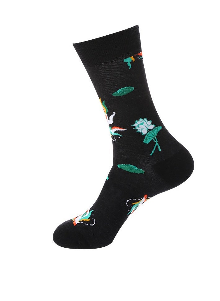 Generic - Unisex Absorb Sweat and Deodorize Socks 3 Pairs High Quality Socks One Size Fits All - Image 1