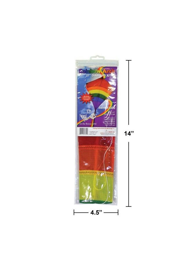 In the Breeze Rainbow Arch 27" Diamond Kite  - Image 4