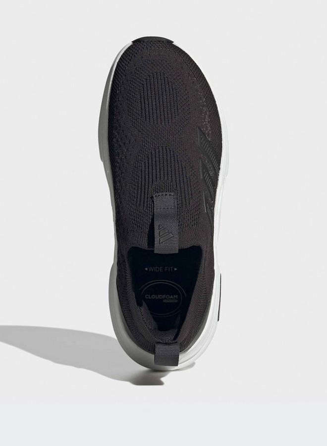 Adidas Women Cloudfoam Cuxxion Slip-On Ankle Sneakers - Image 4