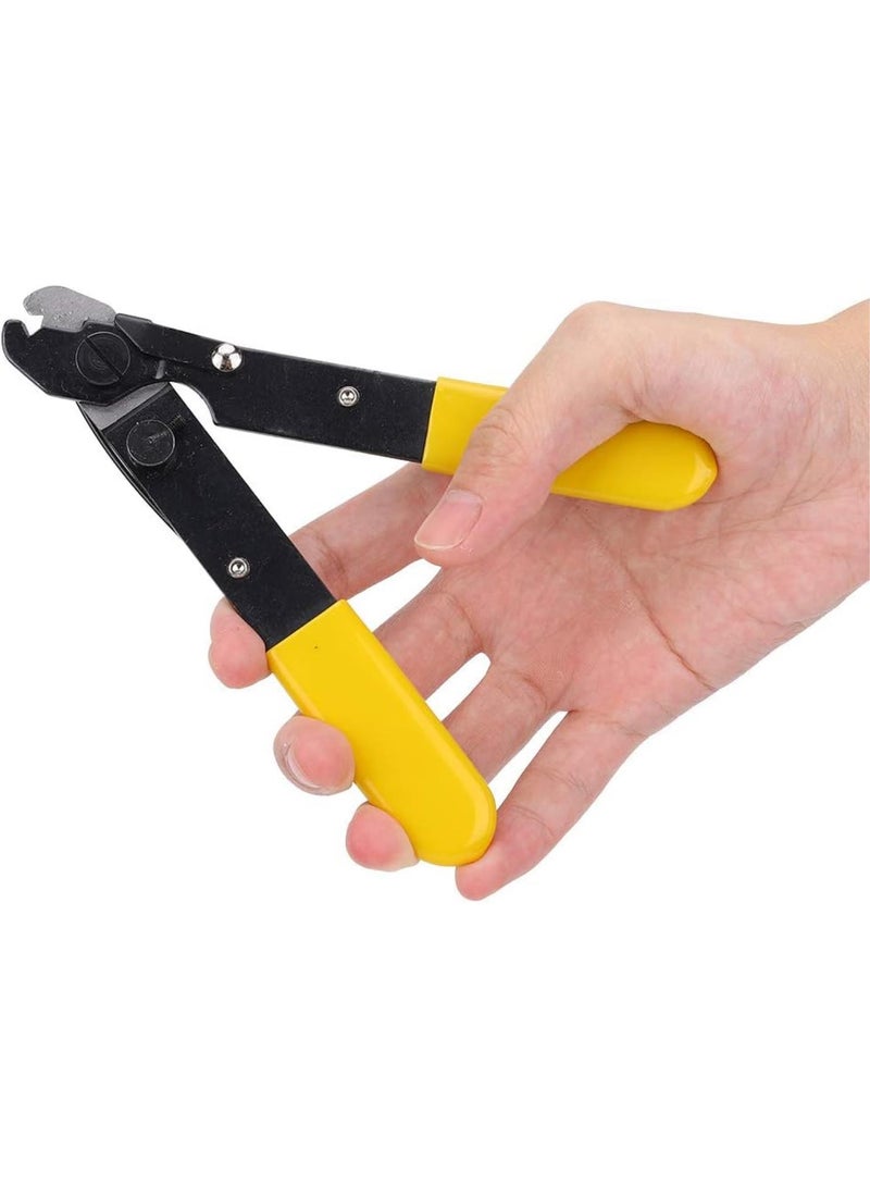 GGOOT Wire Stripper Hand Crimping Tool Optical Fiber Cable Stripping Pliers Cutter Hardware for Cable Applications - Image 1
