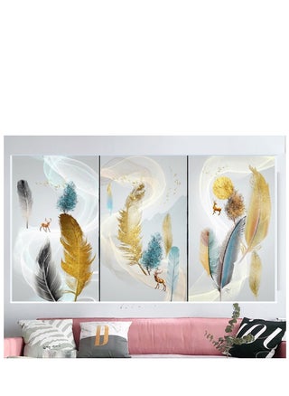Tableau Wall Hanging High-quality digitally printed wall-mounted poster with a scratch-resistant and color-protective coating - 3pcs Multi color - pzsku/Z7CFD5D1E950F0B2EECD3Z/45/1742252481/14f1bae5-1f42-420d-8ba5-b98c1b3befc5