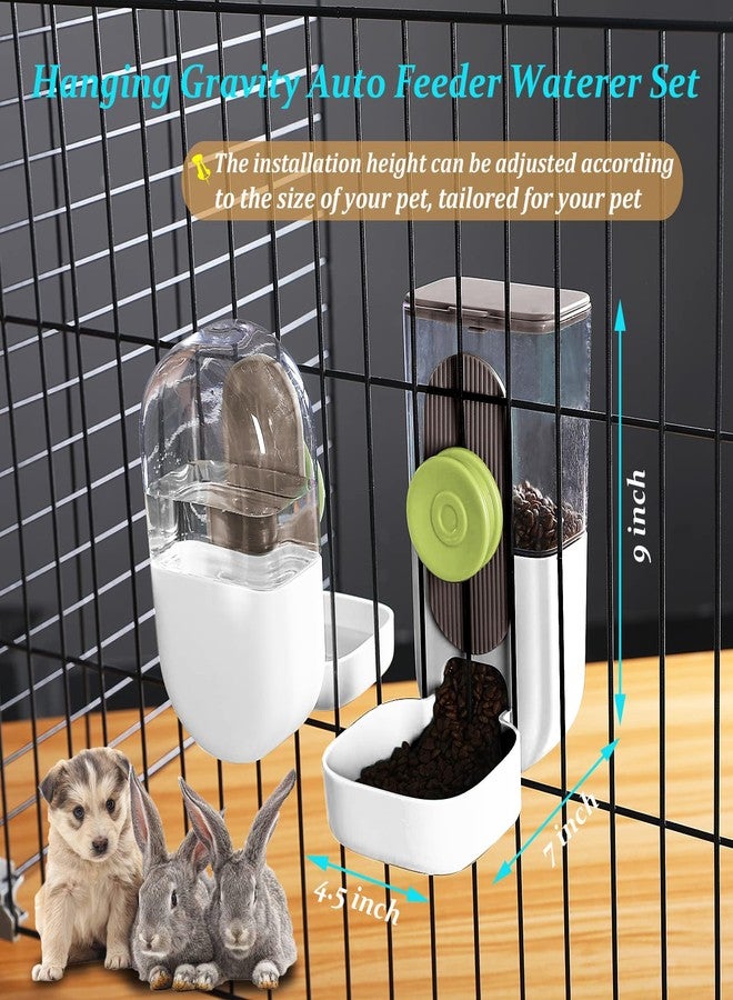 Kenond 35oz Rabbit feeders,Rabbit Water Dispenser,Pet Ferret Cage Food Bowl - Image 3
