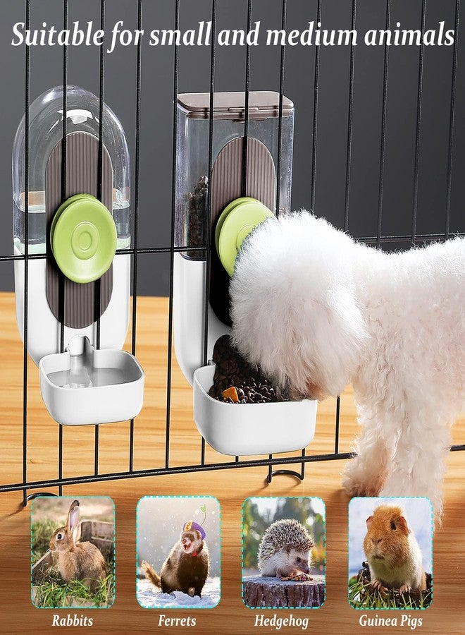 Kenond 35oz Rabbit feeders,Rabbit Water Dispenser,Pet Ferret Cage Food Bowl - Image 2