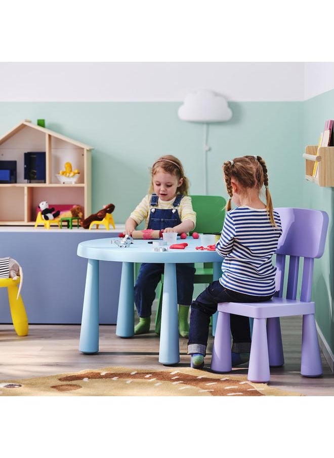 Generic Children's table, in/outdoor/light blue, 85 cm  - Image 2