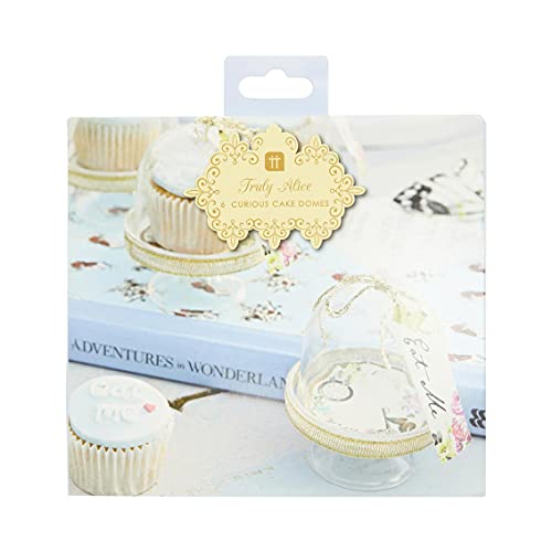 Talking Tables طقم من 6 قباب كعك للحفلات، ذهبية - Image 2