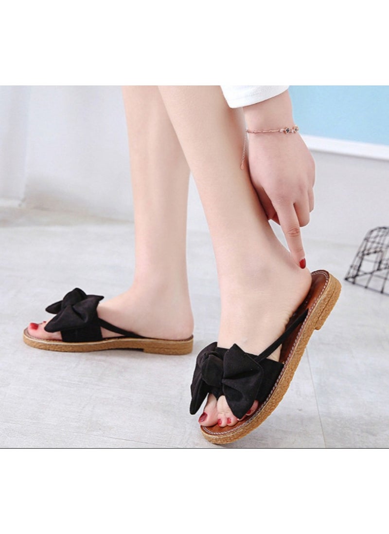 KUYING New Fashion Outgoing Flat Bottom Slippers  - Image 2