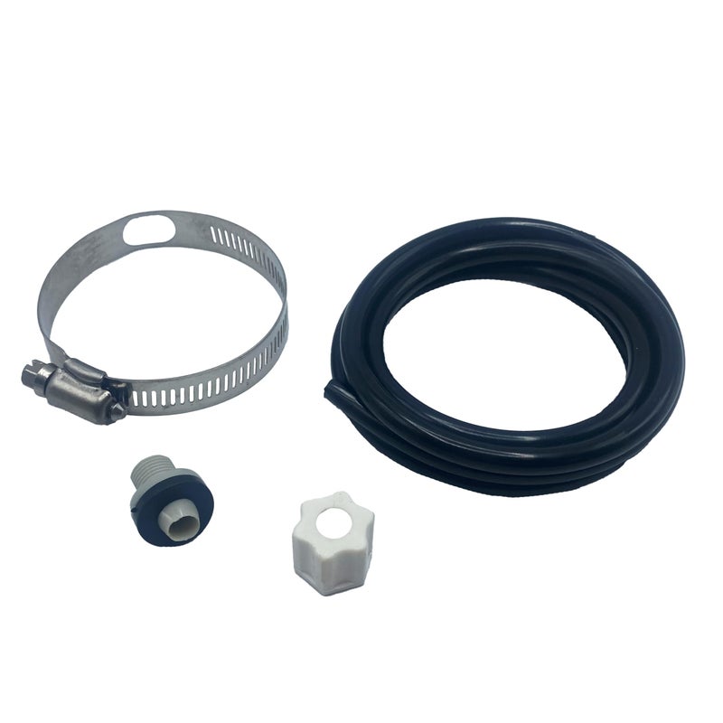 Poolzilla Offline Feeder Connection Pack - with Saddle Clamp, Tubing, and Check Valve Inlet Coupling Assembly - Compatible with Hayward CL200, CL220 Feeders - Image 4