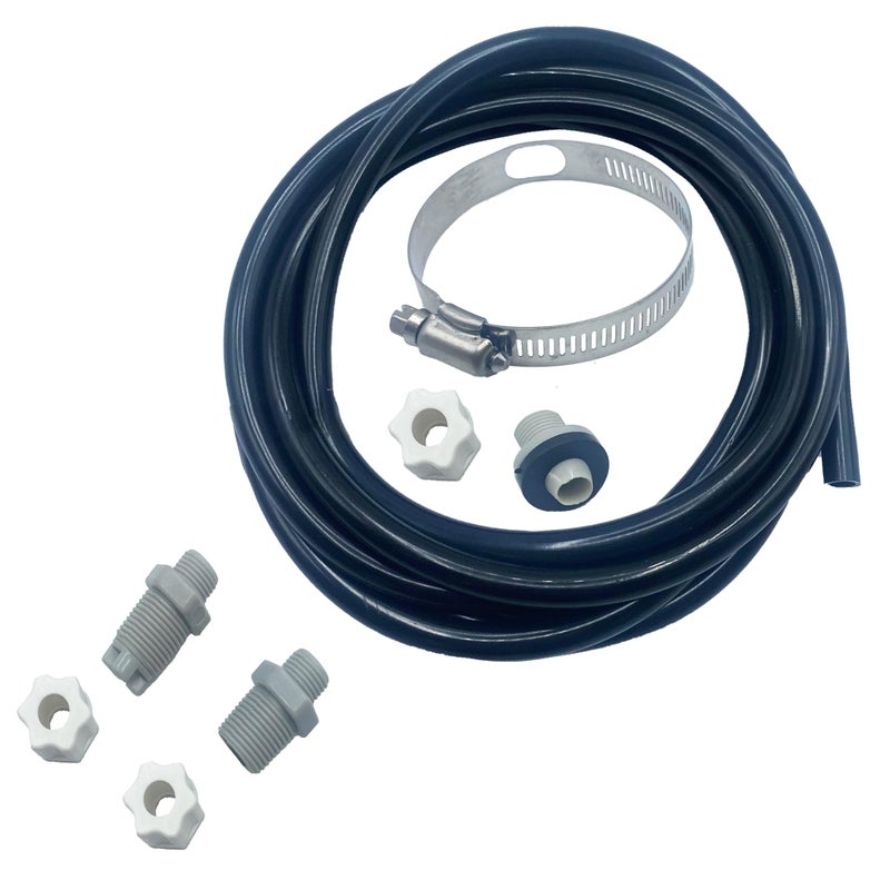 Poolzilla Offline Feeder Connection Pack - with Saddle Clamp, Tubing, and Check Valve Inlet Coupling Assembly - Compatible with Hayward CL200, CL220 Feeders - Image 1