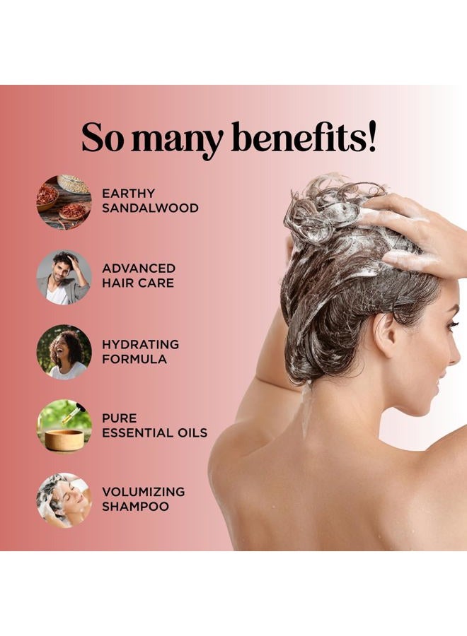 Honeydew Folimax Biotin Shampoo for Thinning Hair - Thickening With Zinc and Rosemary Oil for Hair Growth - Vegan Sulfate and Paraben Free Volumizing for Fine Hair (Sandalwood Scent) - Image 2