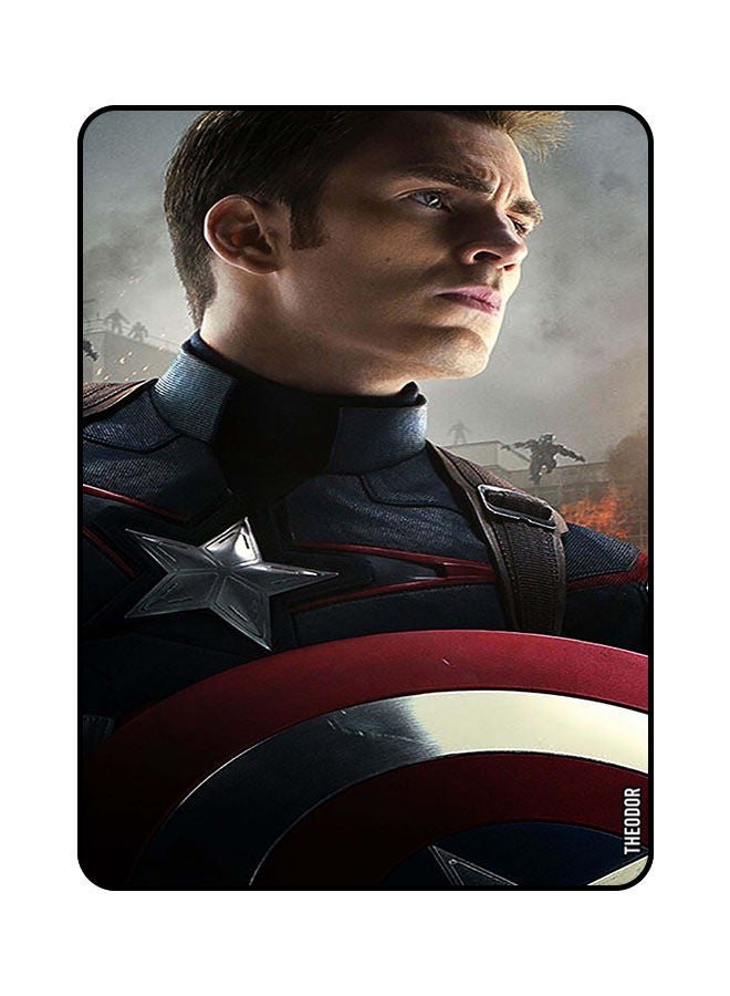 Theodor Protective Flip Case Cover For Samsung Galaxy A7 2020 10.4 Inches with Auto Wake/Sleep Captain-America - Image 1