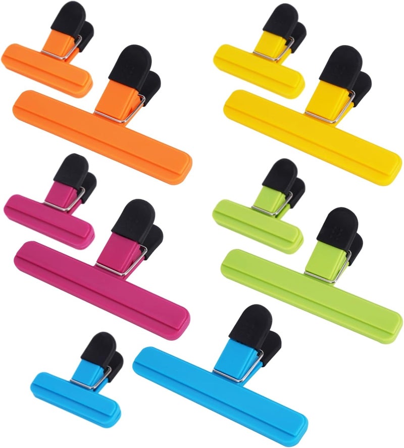 10-piece food bag sealing clips (5 large-sized, 5 small-sized) Kitchen snack preservation clips - Image 2