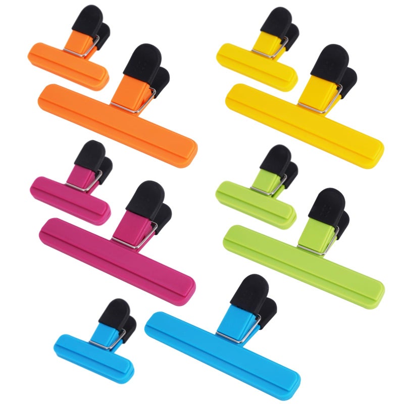 10-piece food bag sealing clips (5 large-sized, 5 small-sized) Kitchen snack preservation clips - Image 1