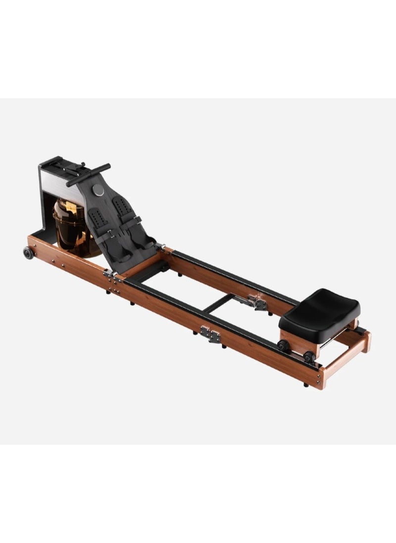 KINGSMITH - Kingsmith Water Rowing Machine WM10  with Tri-fold patent | Water & Magnetic resistence 2 in 1 | Patented 3-Fold Tech | LED display | Dual Resistance System | Red oak color - Image 1