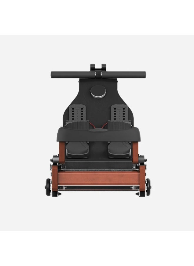 KINGSMITH - Kingsmith Water Rowing Machine WM10  with Tri-fold patent | Water & Magnetic resistence 2 in 1 | Patented 3-Fold Tech | LED display | Dual Resistance System | Red oak color - Image 1