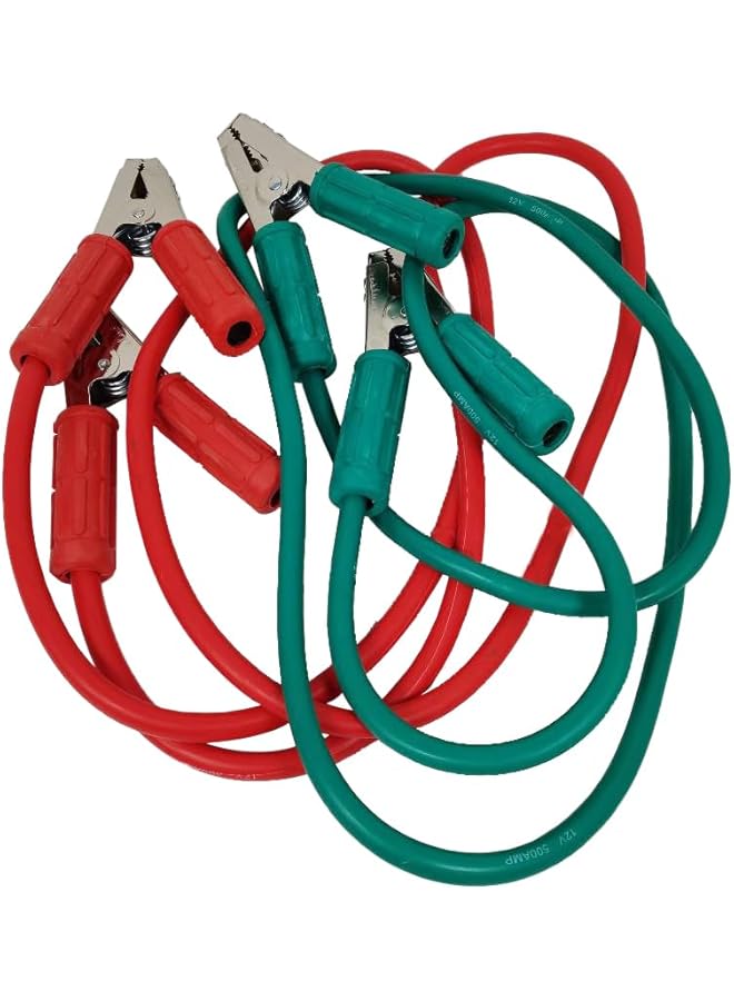 Generic 500Amp Heavy-Duty Jumper Cables For Cars – 2.5 Meter Long Battery Booster Cable, Reliable Jump Start For Dead Batteries  - Image 1