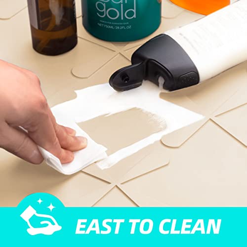 Sika deer SIKADEER 34" x 22" Under Sink Mat Waterproof, Silicone Mat Kitchen Drawer Shelf and Cabinet Liner, Sink Protector for Kitchen Organizers and Storage, Boot Tray Pet Food Mats - Image 5