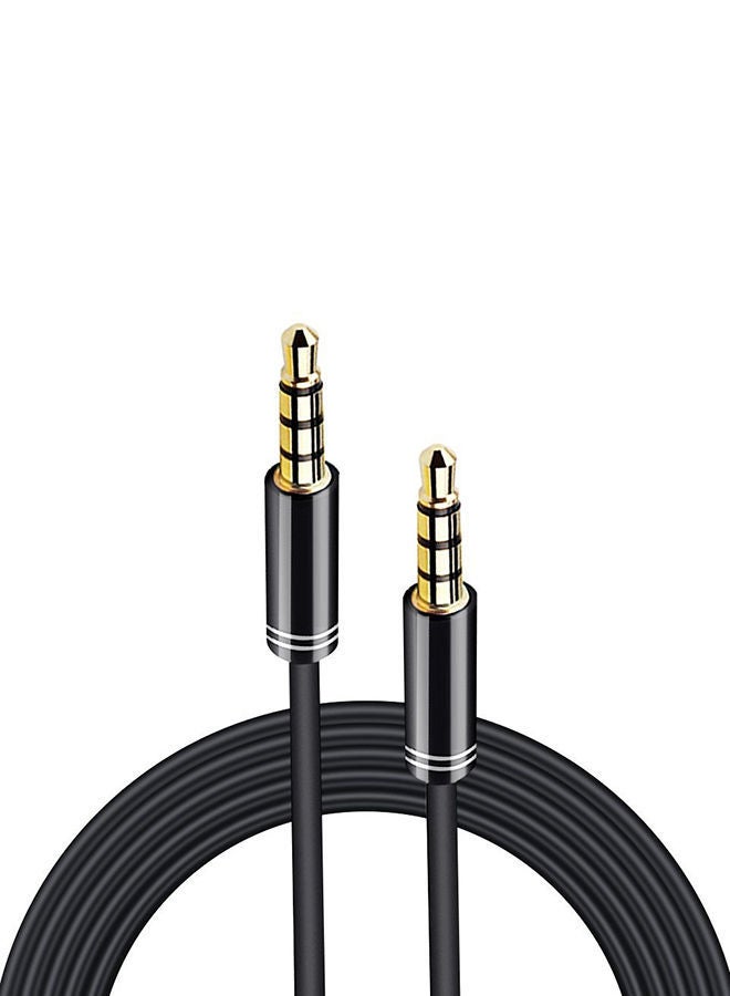NIBEMINENT 3.5mm Stereo AUX Cable Black - Image 1