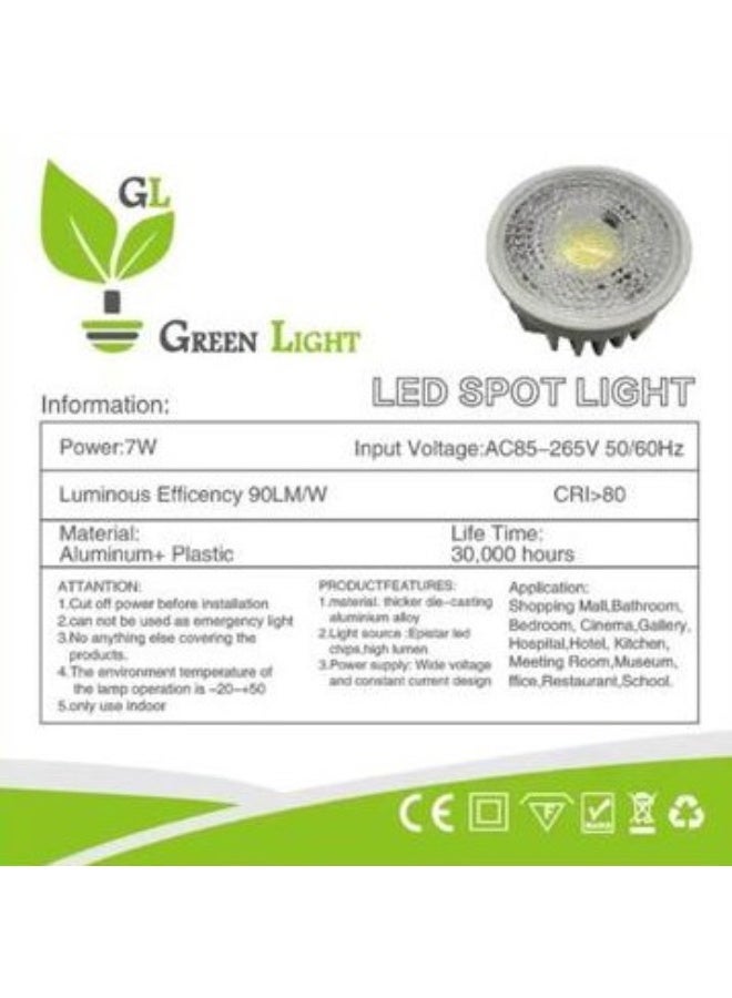 GREEN LIGHT ALUMINUM 7W LAMB FIT FOR GU10 FRAME - Image 5