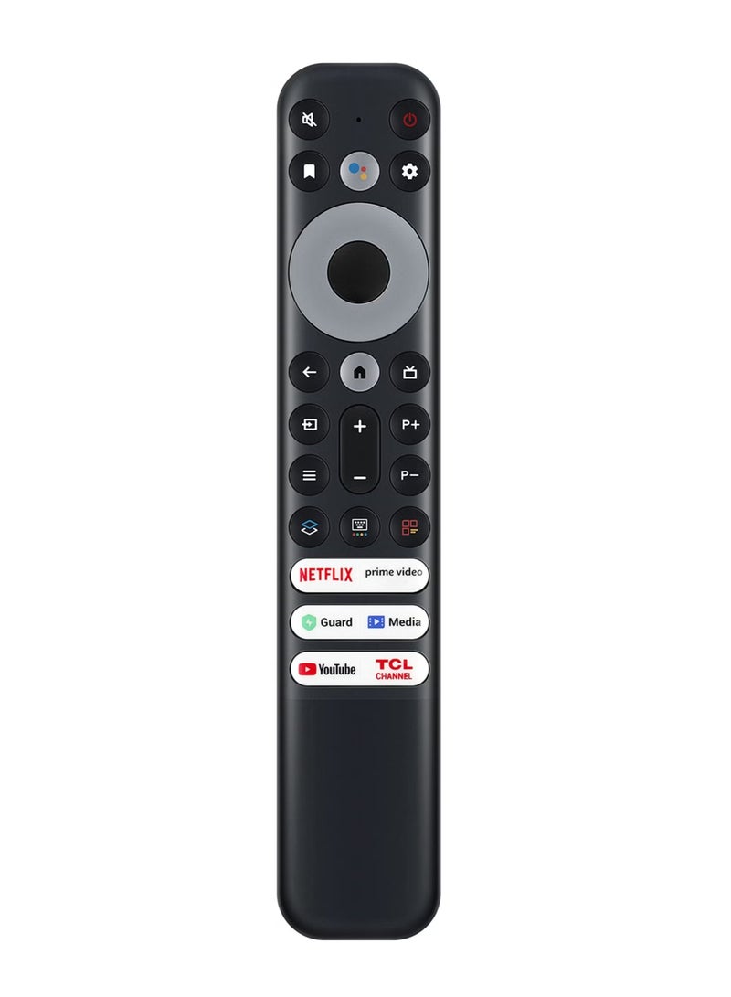 JAJEEK Replacement TCL Remote Control RC902V for TCL Android TV – Compatible with Mini-LED, QLED, 4K UHD Smart TV, Includes Netflix, Prime Video, YouTube, Guard, Media, and TCL Channel  - Image 1