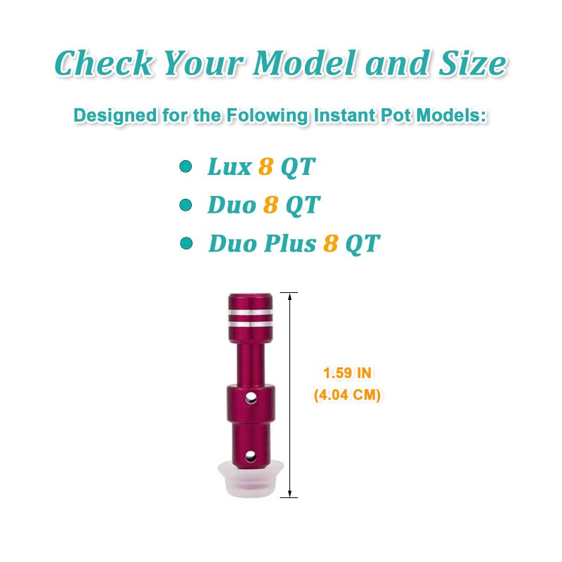 ZYLONE Zylione 2 Pack Float Valve - Replacement Parts with 6 Sealer Gasket - Replacement Float Valve wiht Silicone Caps for Pressure Cooker Duo/Duo Plus/Lux 8 QT,(2 Float Valves 6 Silicone Caps) - Image 3