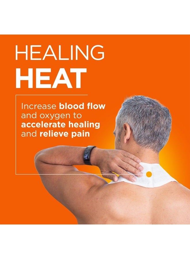ThermaCare Heat Wraps, Neck & Shoulder Heating Pads & Relief Patches, 5 Count - Image 2