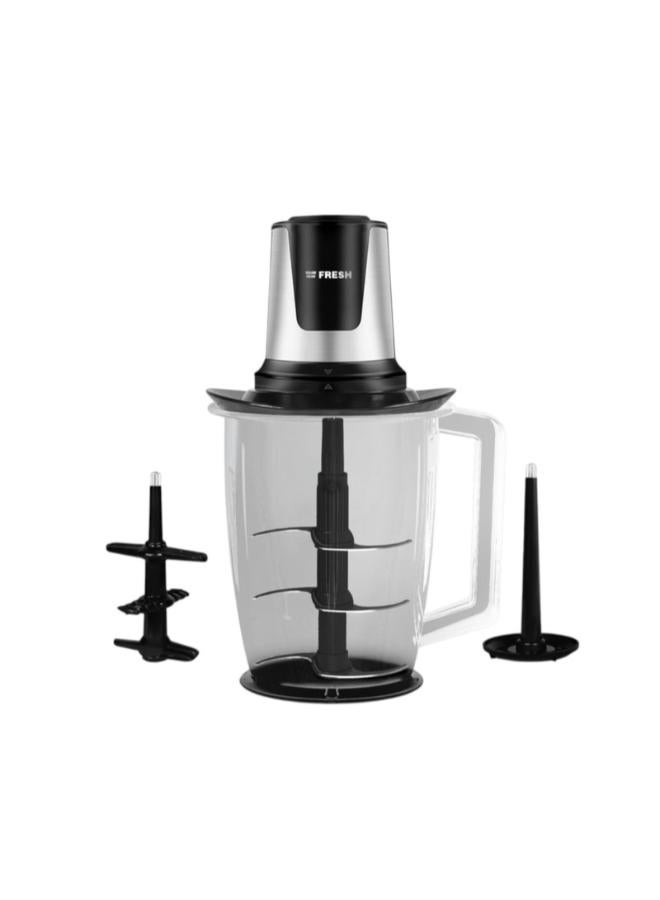 Fresh Electric Food Chopper With Garlic Peeler & Egg Beater