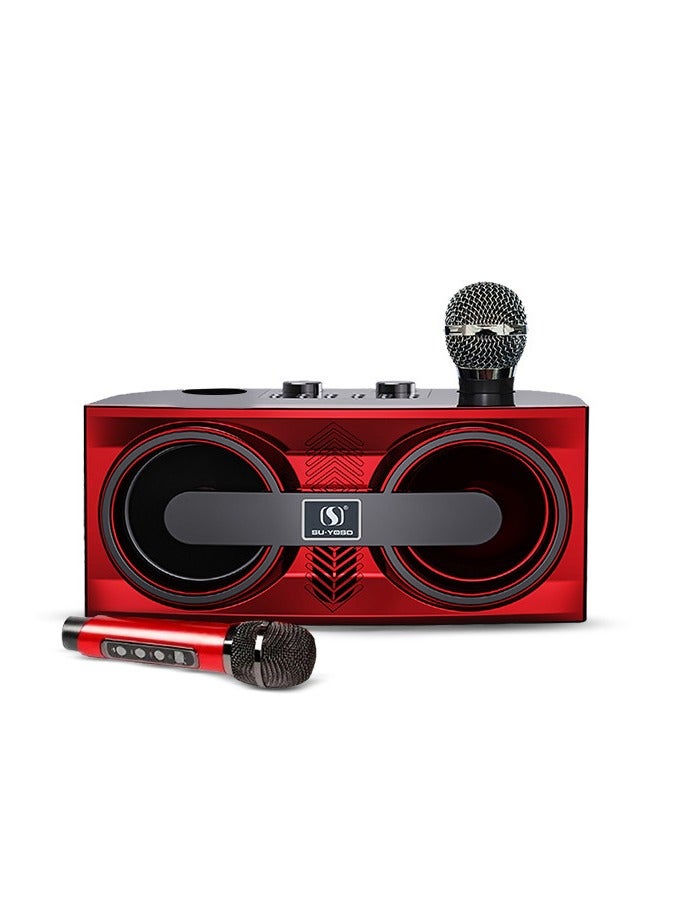 سمارت بيري مكبر صوت كاريوكي مزود بميكروفون لاسلكي وبلوتوث - Image 1