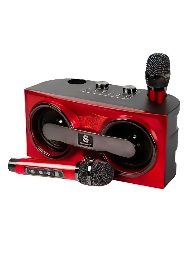 سمارت بيري مكبر صوت كاريوكي مزود بميكروفون لاسلكي وبلوتوث - Image 2