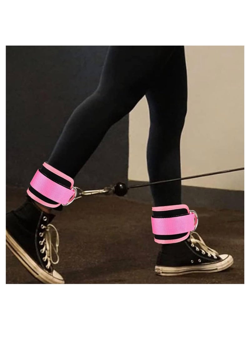 XUN Ankle Straps，Ankle Strap for Cable Machine，Ankle Bands for Working Out，Adjustable sports ankle strap for muscle stretching, leg muscle weight training，Ankle Cable Attachments for Gym - Image 4