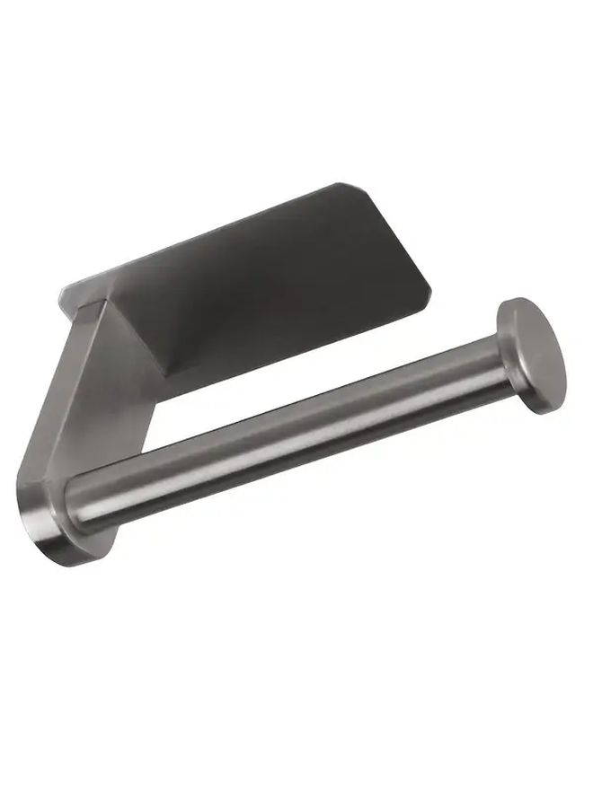 Self Adhesive Stainless Steel Toilet Paper Holder No Drill Wall Mount Silvery - Image 4