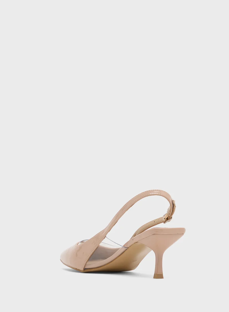 ELLA Sling Back Heeled Pump