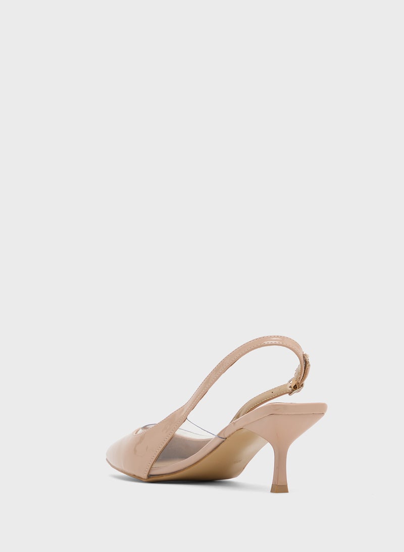 ايلا حذاء بكعب sling back  - Image 3