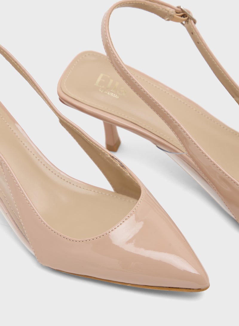 ايلا حذاء بكعب sling back  - Image 4