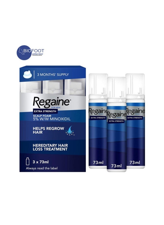Regaine REGAINE 5% FOAM TRIPLE PACK 