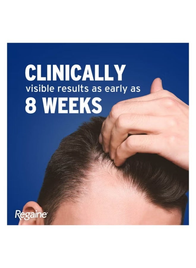 Regaine For Men 5% Extra Strength Hair Foam - 73ml x 3 PACK - Image 3