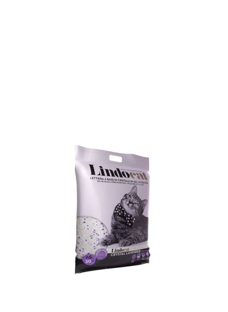 LindoCat Lindocat Crystal Lavender Scent (Silicagel) 16L 