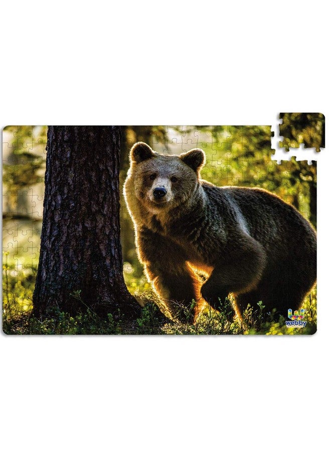 Webby Webby Kids Wild Brown Bear Jigsaw Puzzle, 252 Pieces  - Image 3