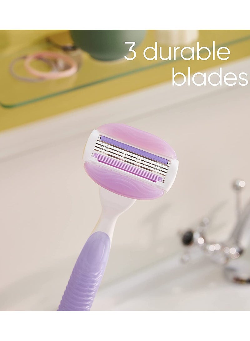 Gillette Venus ComfortGlide Spa Breeze Razor Blades Women, Pack of 4 - Image 3