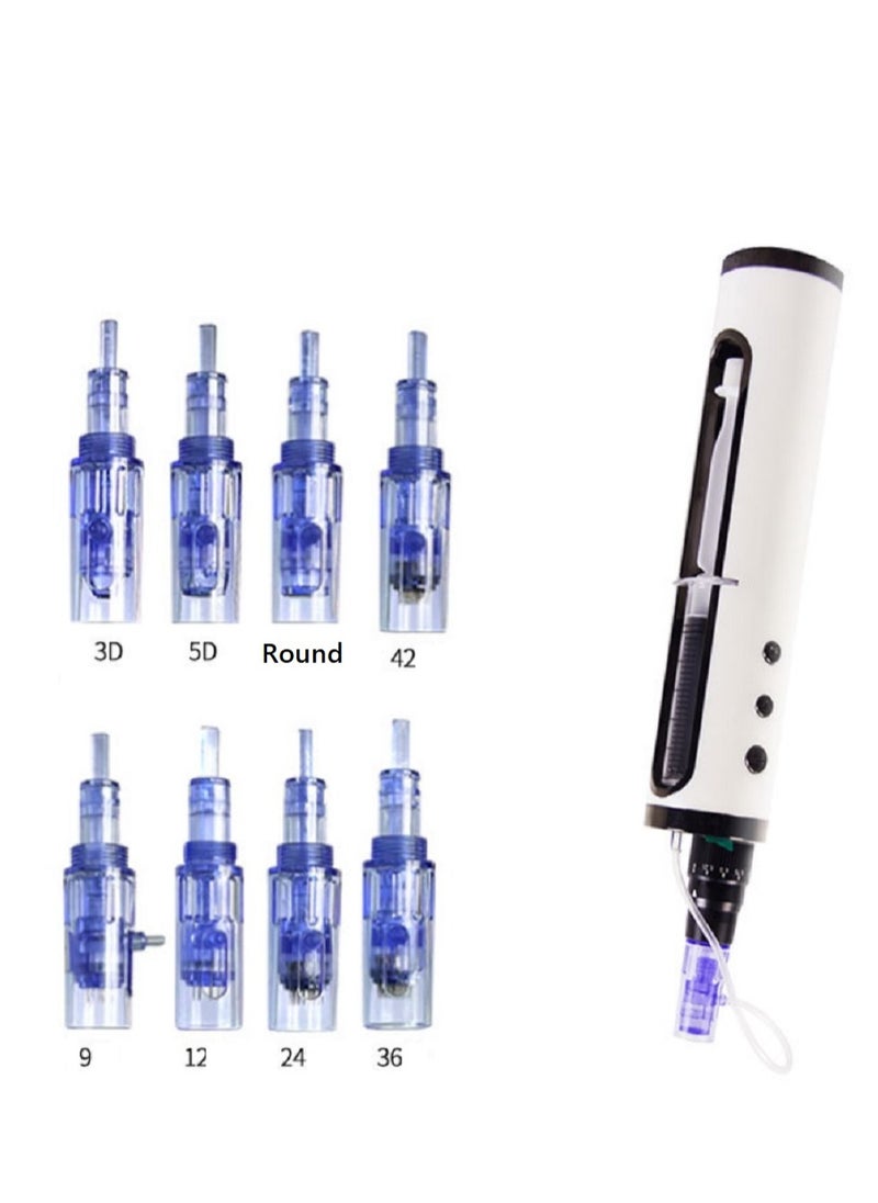 Dr.pen 8Pcs 9Pin 12Pin 24Pin 36Pin 42Pin Nano Spiral Needle Replacement Cartridges for Auto Microneedle System/Hydra Pen F8  - Image 3