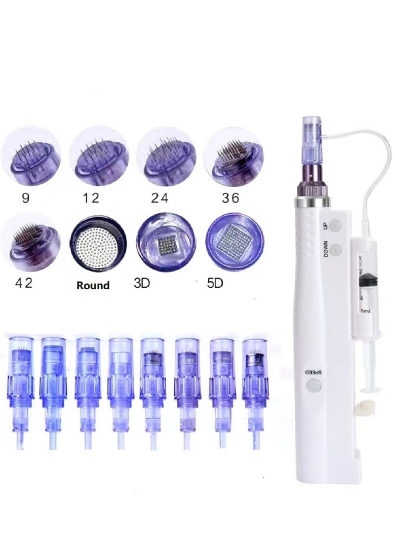 Dr.pen 8Pcs 9Pin 12Pin 24Pin 36Pin 42Pin Nano Spiral Needle Replacement Cartridges for Auto Microneedle System/Hydra Pen F8  - Image 2
