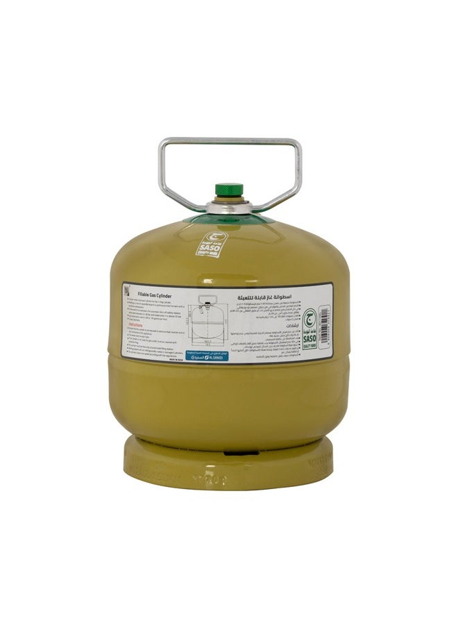 AL SANIDI Gas cylinder for trips , Trips stove, Green, capacity 1 Kg  - Image 1