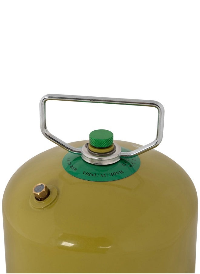 AL SANIDI Gas cylinder for trips , Trips stove, Green, capacity 1 Kg  - Image 2