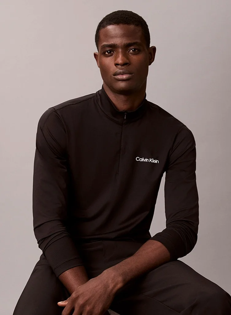 Calvin Klein Sports 1/4 ZIP LS