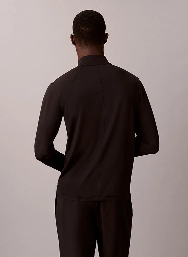 كالفن كلاين سبورت ربع سحاب بأكمام طويلة