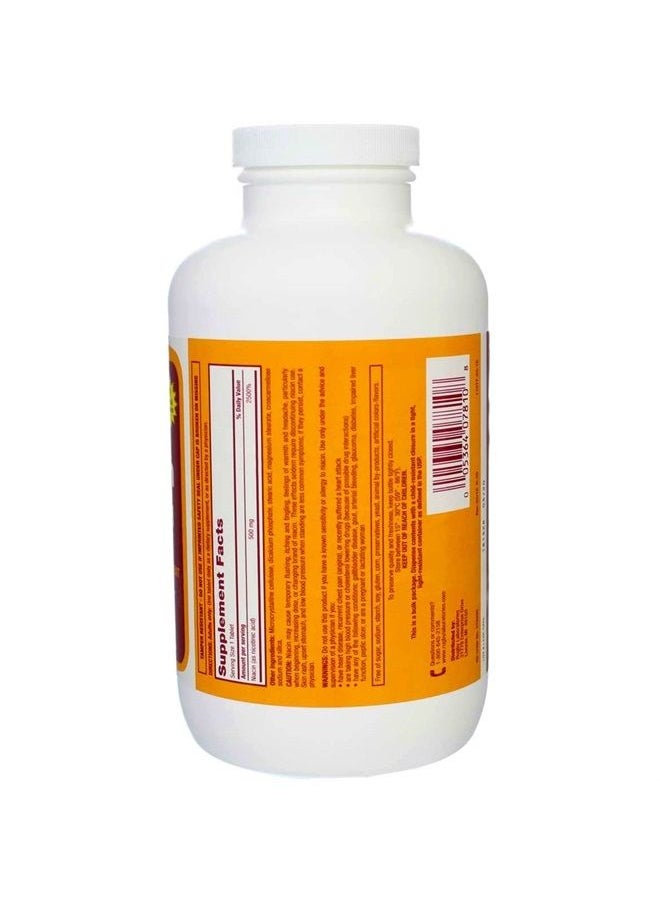 RUGBY LABORATORIES - Rugby Niacin 500 mg 1000 Tabs Pack of 2 - Image 1