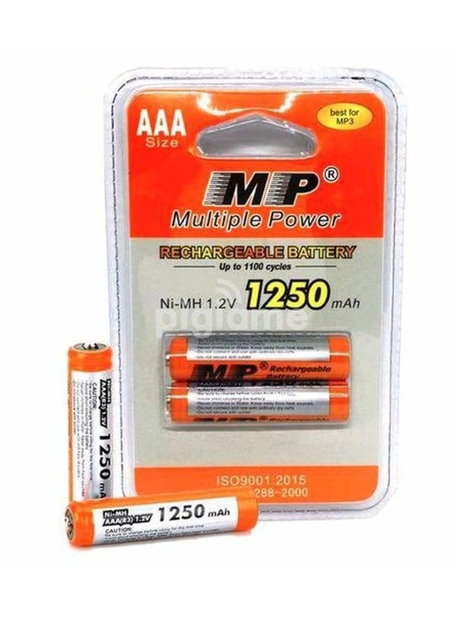 ماركة غير محددة بطارية ايه متعددة الطاقة، 1.2 فولت، قابلة لاعادة الشحن 1250mAH 