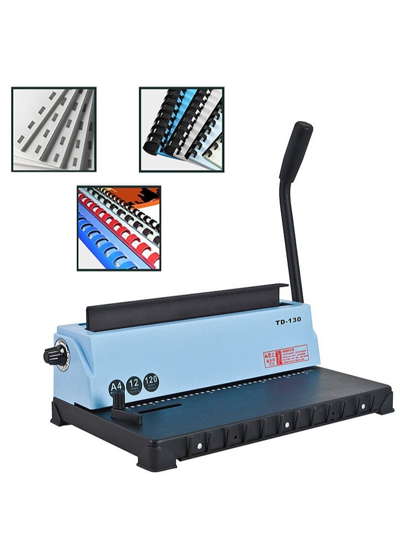 Kidle - Glue Ring Clip Strip Comb Binding Machine , 34-Holes, 450 Sheets, Comb Binding Machines, Comb Binder Machine   Book Maker Perfect for Letter Size, A4, A5 or Smaller Sizes - Image 1