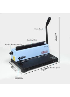 Glue Ring Clip Strip Comb Binding Machine , 34-Holes, 450 Sheets, Comb Binding Machines, Comb Binder Machine   Book Maker Perfect for Letter Size, A4, A5 or Smaller Sizes - pzsku/Z7CFF537DE9EB19EAA887Z/45/_/1737788360/1480f2a5-c7dc-4005-a341-6885ab9b73e7