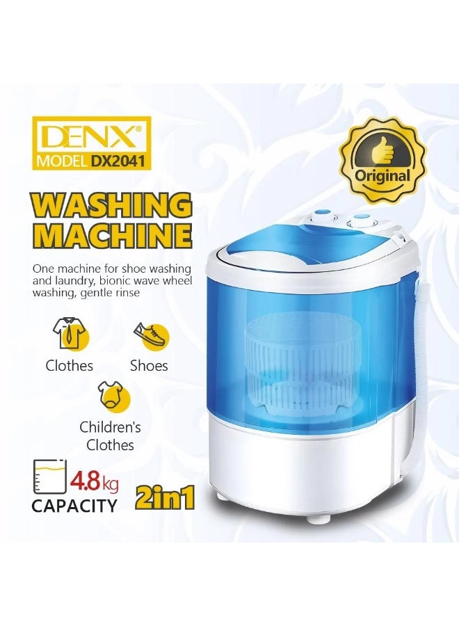 Denx Mini home washing machine for clothes and shoes with cleaning tools for sneakers - Image 4